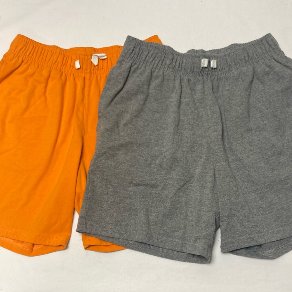 Cat & Jack Orange and Gray Kids Shorts